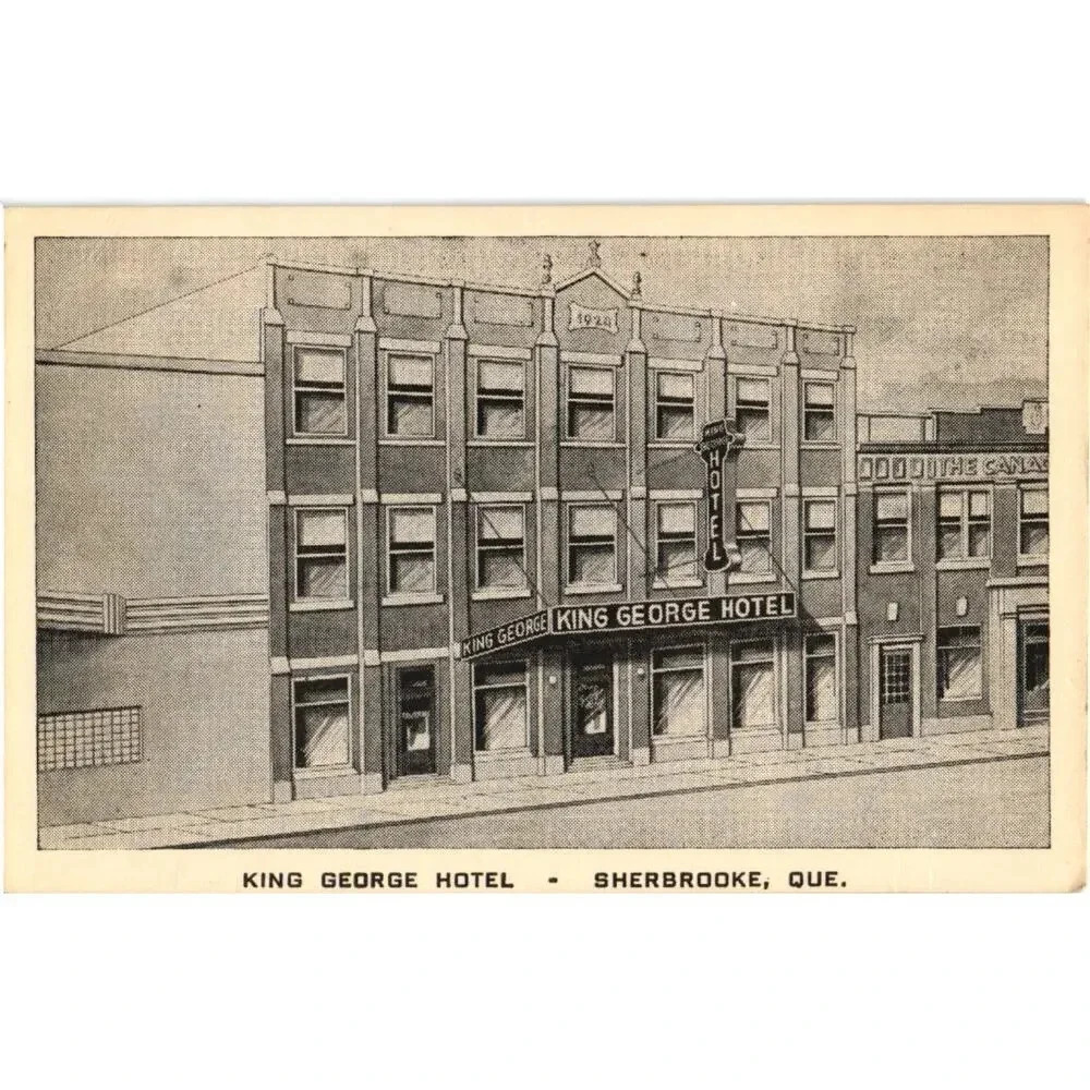 King George Hotel Sherbrooke Quebec Canada Postcard